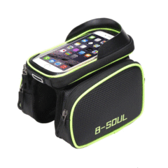 B-SOUL Bicycle Bag Front Rack Bag Waterproof Mountain Bike Saddle Bag Mobile Phone Bag Top Tube Bag Cycling Bag Accessory