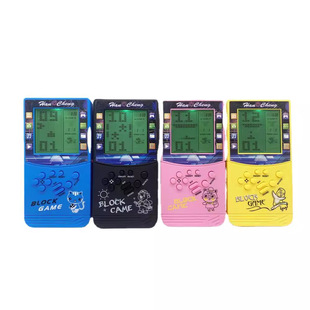 Children's Classic Nostalgic Tetris Game Console Educational Toy Large Screen Elderly Machine with Light