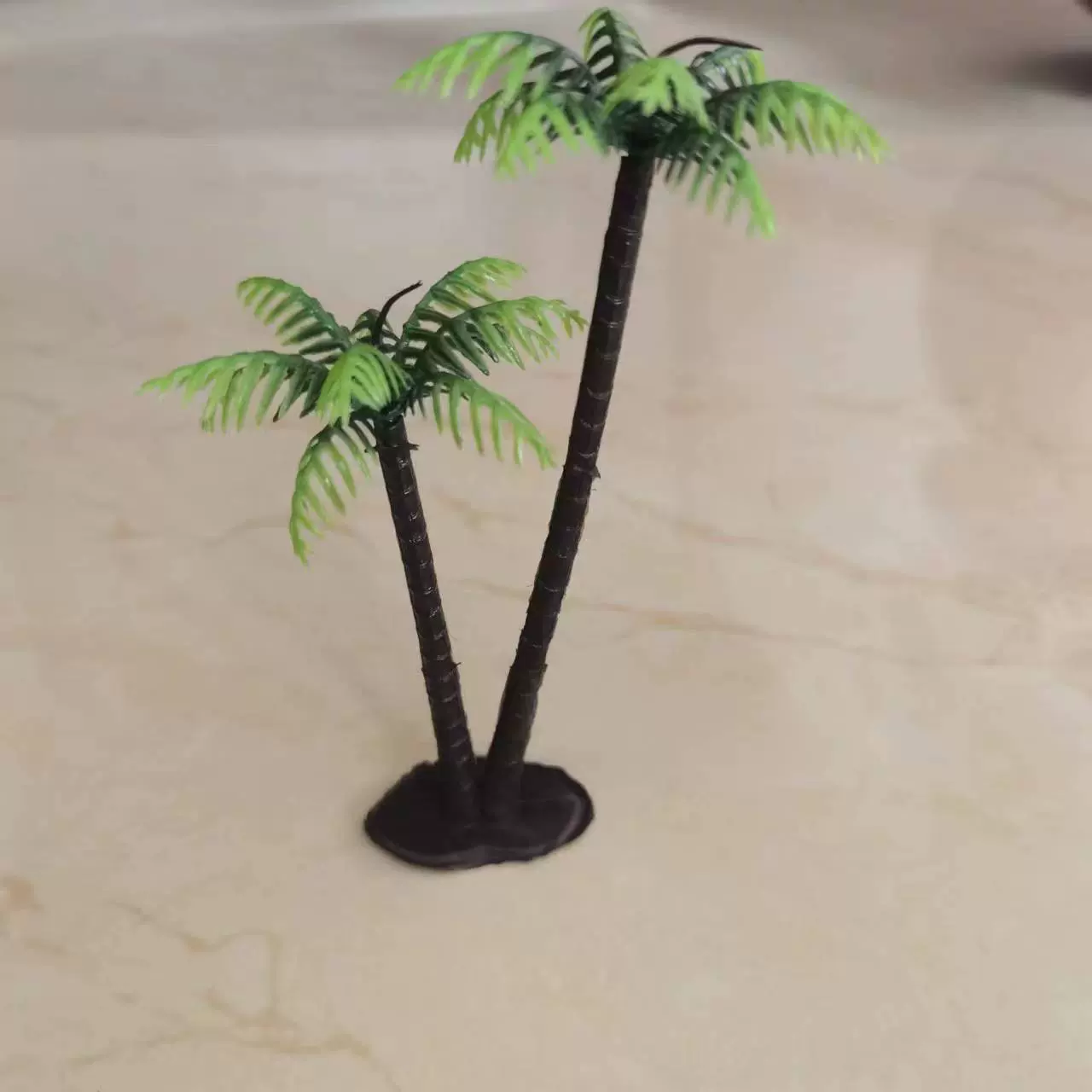 仿真小椰树 微景观鱼缸水族装饰水草配件沙盘模型假树玩具椰子树