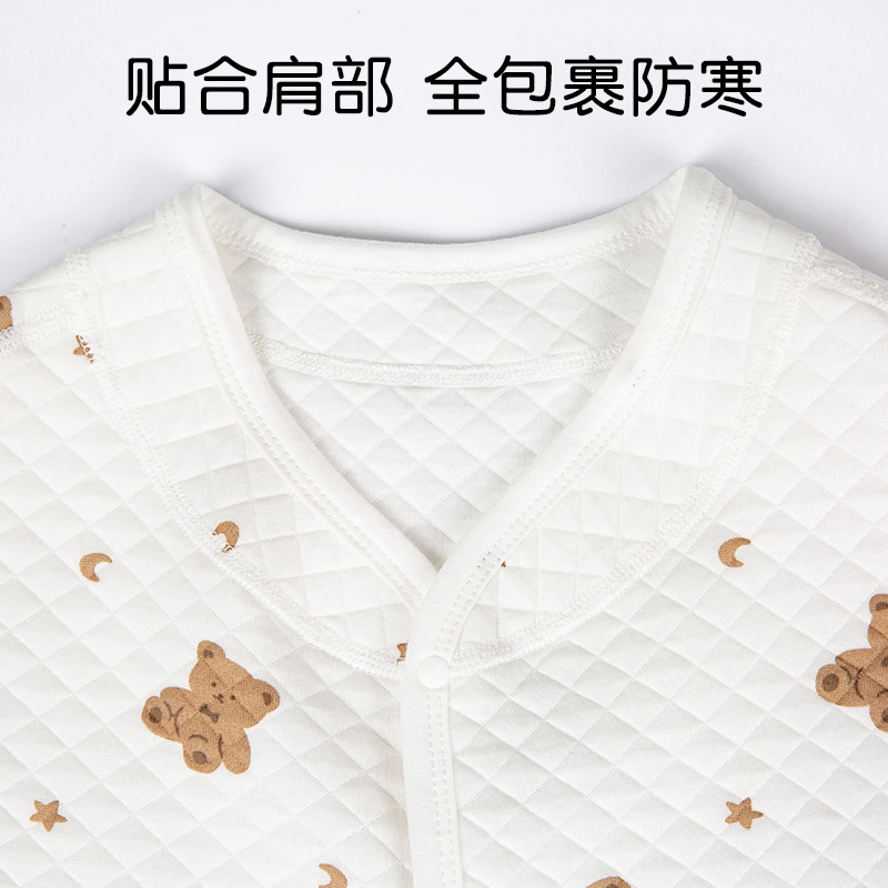 Confinement Shawl Autumn and Winter Warm and Cold-Proof Vest Pure Cotton Extended Cloak Postpartum Home Office Shoulder Guard Multi-Purpose Scarf