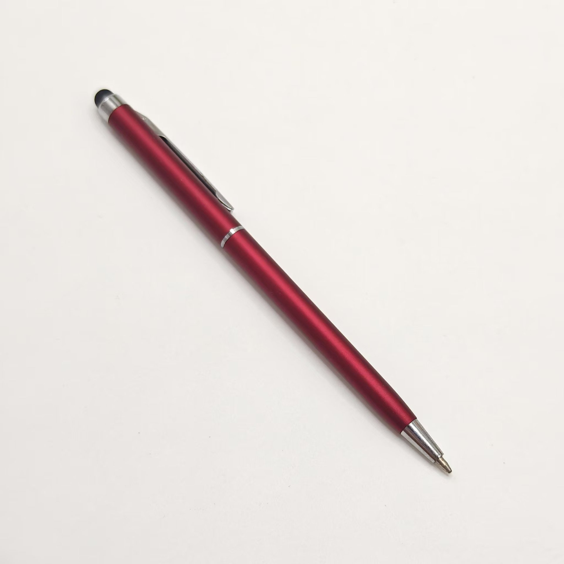 Presionar el lápiz táctil de doble cabeza tablet teléfono móvil de dibujo juego lápiz táctil de condensador de escritura manual lápiz multicolor portátil