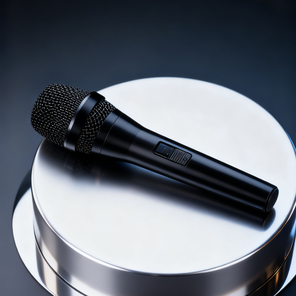 有线话筒动圈K歌KTV家用直播会议专用咪持麦动圈式麦克风金属专业