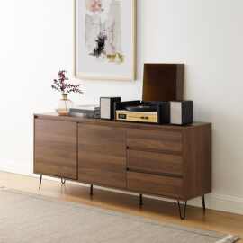 跨境北欧电商电视柜现代简约高脚客厅柜收纳储物柜外贸工厂直发