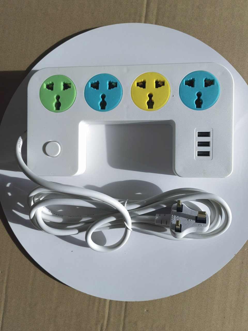 Regleta de Enchufes para Comercio Transfronterizo, Regleta de Enchufes Múltiples al por Mayor, Cable de Extensión con Múltiples Tomas de Corriente, Adaptador de Regleta de Enchufes USB