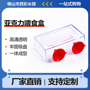 Acrylic fish tank feeding ring feeder fixed point anti-drifting goldfish food fish food feed feeding ring feeding tube