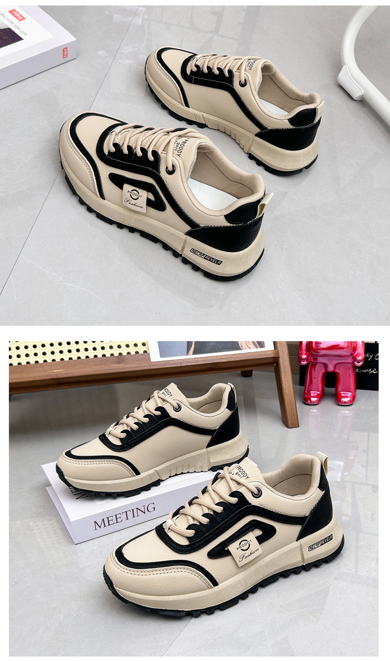 2023 Herbst Neue INS Koreanische Atmungsaktive Student Board Schuhe Dicke Sohle Casual Schuhe für Frauen_voghion.com