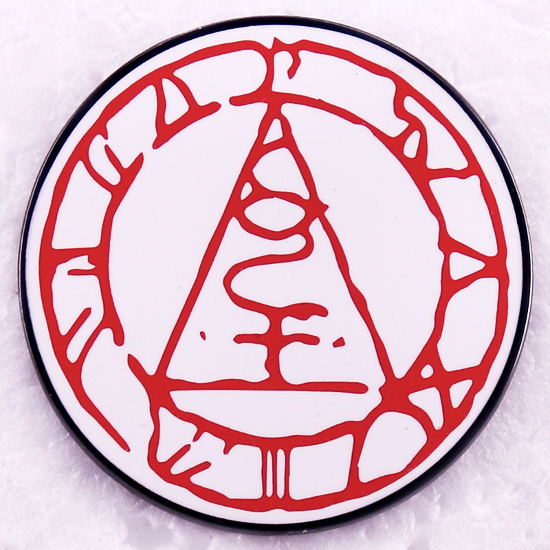 Silent Hill metteron seal hard enamel pin horror game badge
