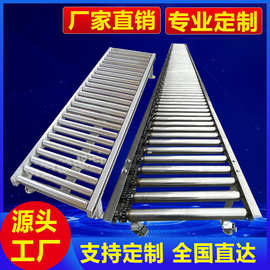 动力滚筒输送机滚轮传送带地滚线滚筒线流水线自动化输送线滚筒架