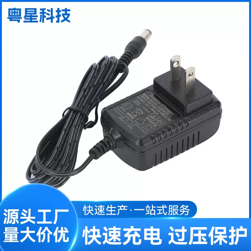 21V 日本认证 PSE0.5A电源适配器家用充电插头多功能小型充电器