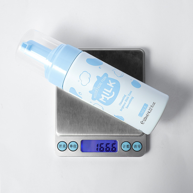 LAIKOU Milk Cleansing Mousse 120ml Pore-cleaning Skin Care products wholesale temu Shrimp Peel Cross-border undefined