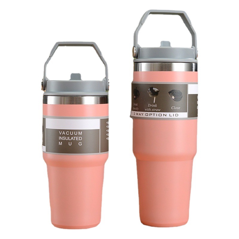 Cubierta de la manija de Amazon transfronteriza taza de helado taza de coche taza de cerveza taza de café con aislamiento de gran capacidad