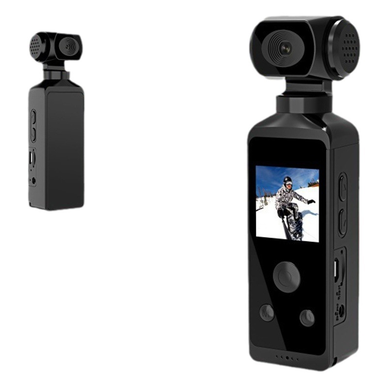 Nueva cámara de acción 4K de Amazon con lente giratoria de 270 grados, cámara de mano de alta definición, cámara de acción