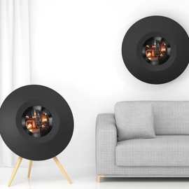 FX-2S大号飞碟 大功率带屏幕歌词显示蓝牙音响 可更换背景图片