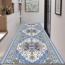 跨境波斯风门口进门地毯走廊过道楼道长条家用地毯宾馆商用地垫