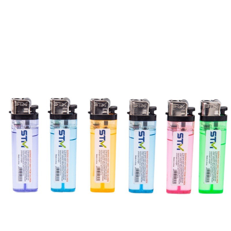 Encendedores de rueda de pedernal estilo antiguo, exportación de 50 encendedores de rueda de pedernal, encendedores de plástico transparente de colores, encendedores electrónicos al por mayor