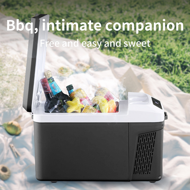 Car Refrigerator, Portable Truck Compressor Refrigeration, Dual-Use for Refrigeration and Freezing, Small Refrigerator for Home and Vehicle Use