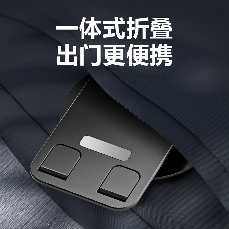 Adjustable Aluminum Alloy Phone & Tablet Stand, 360° Rotation, Foldable, Up to 12.1"