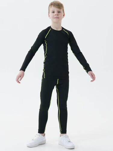 Children's wear sweat-absorbing, quick-drying, high-elastic, base sportswear, tightsuit, unisex outdoor physical training suit