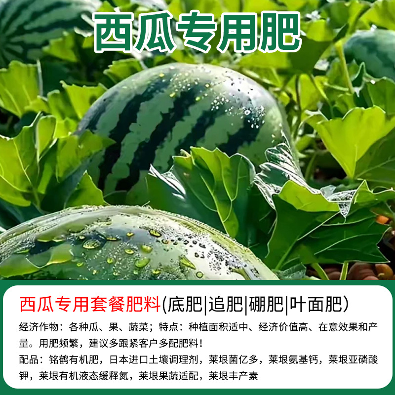批发西瓜有机复合肥底肥追肥缓释肥微量元素土壤营养瓜苗叶面肥料