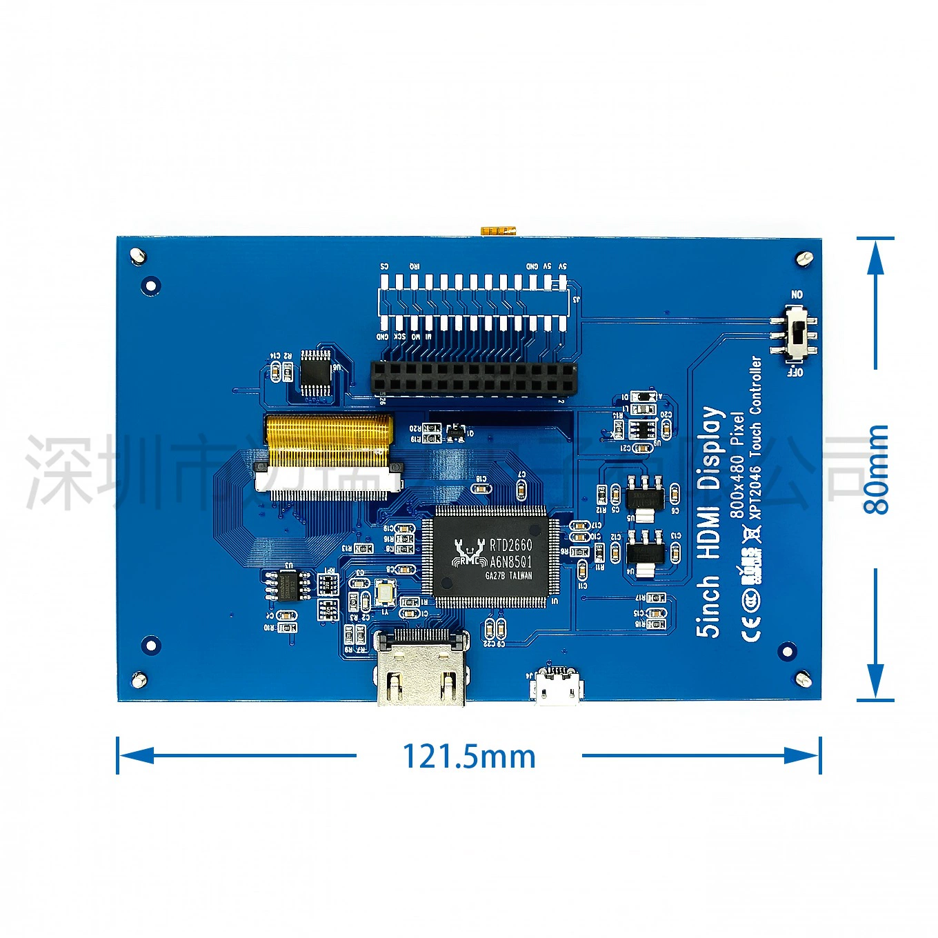 5 inch LCD LCD monitor touch screen HDMI compatible with Raspberry Pi Raspberry Pi