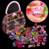 children gemstone Toys girl crystal 288 stone Plastic manual Beading birthday year