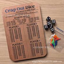 ľ�|�ە��Α�����Ӌ�ְ� Crap Out Dice Score Board ����վ��Ʒ