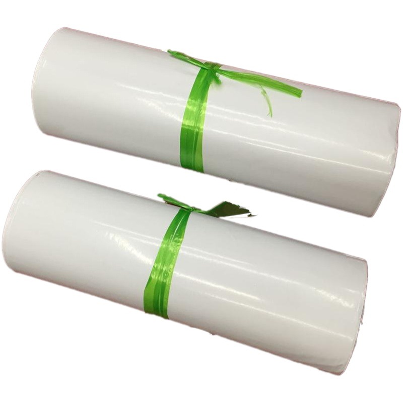 Yiwu suministro de fabricantes 25*39 película en blanco y negro expreso bolsa de correo Blanco Bolsa de logística bolsa de Tailandia PE material