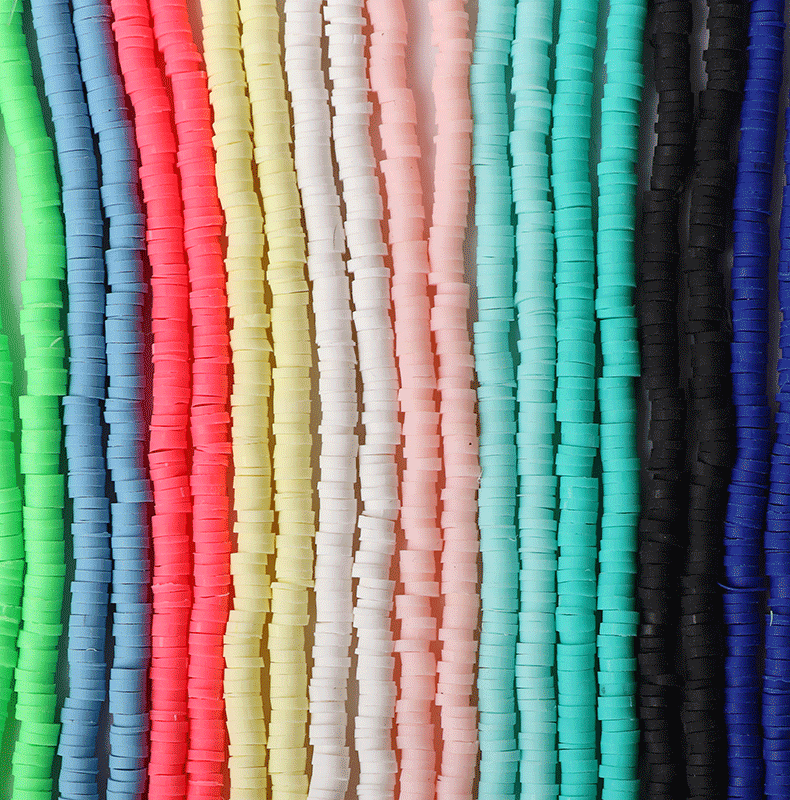 8g Weight 1 String Soft Clay Round DIY Jewelry Accessories Beads