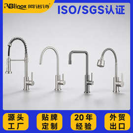 304不锈钢直饮净水器细水嘴水龙头家用厨房弹簧龙头源头工厂定制