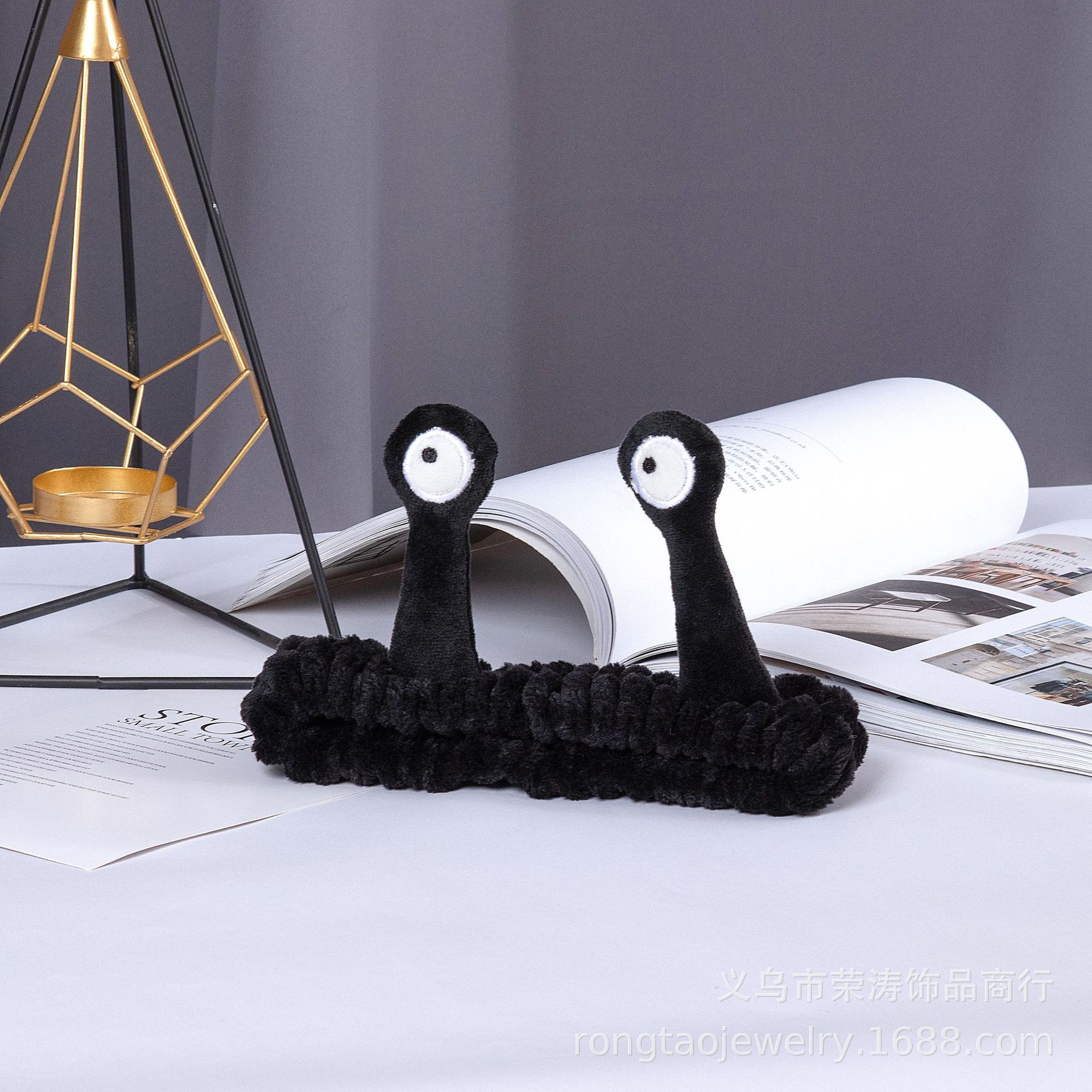 Corea del Sur Caracol de dibujos animados gran tentáculo lindo divertido creativo venta lindo lavado de cara banda de pelo Internet celebridad lavado diadema