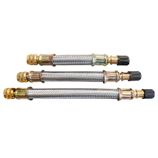 Car tire extension tube braided valve tire air nozzle inflatable tube stainless steel metal extension tube