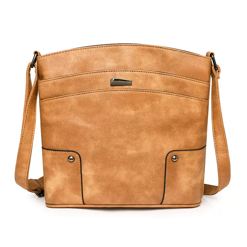 跨境复古多层PU包包女2025新款简约高级感斜挎包女士单肩包批发