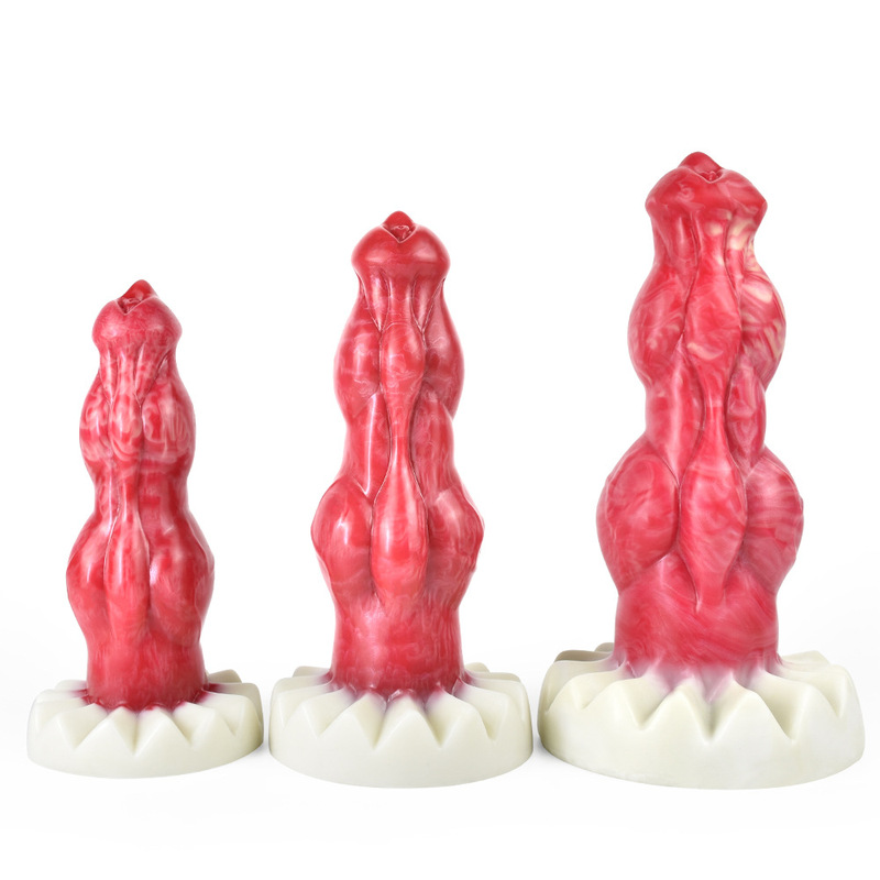 Mixed color liquid silicone penis anal plug men's and women's sex toys beads back room alternative sex toys bedding