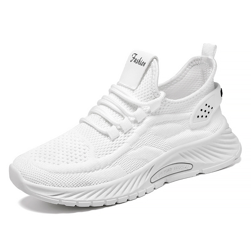 Zapatos de mujer, zapatillas deportivas transpirables de primavera hechas a medida con tejido Flyknit, zapatillas para correr con suela blanda y cómoda, zapatillas casuales ligeras y versátiles