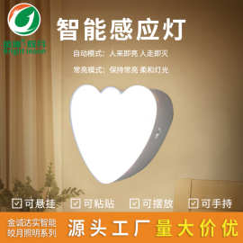 月球灯感应灯创意卧室床头氛围夜市摆摊led过道月亮灯货源
