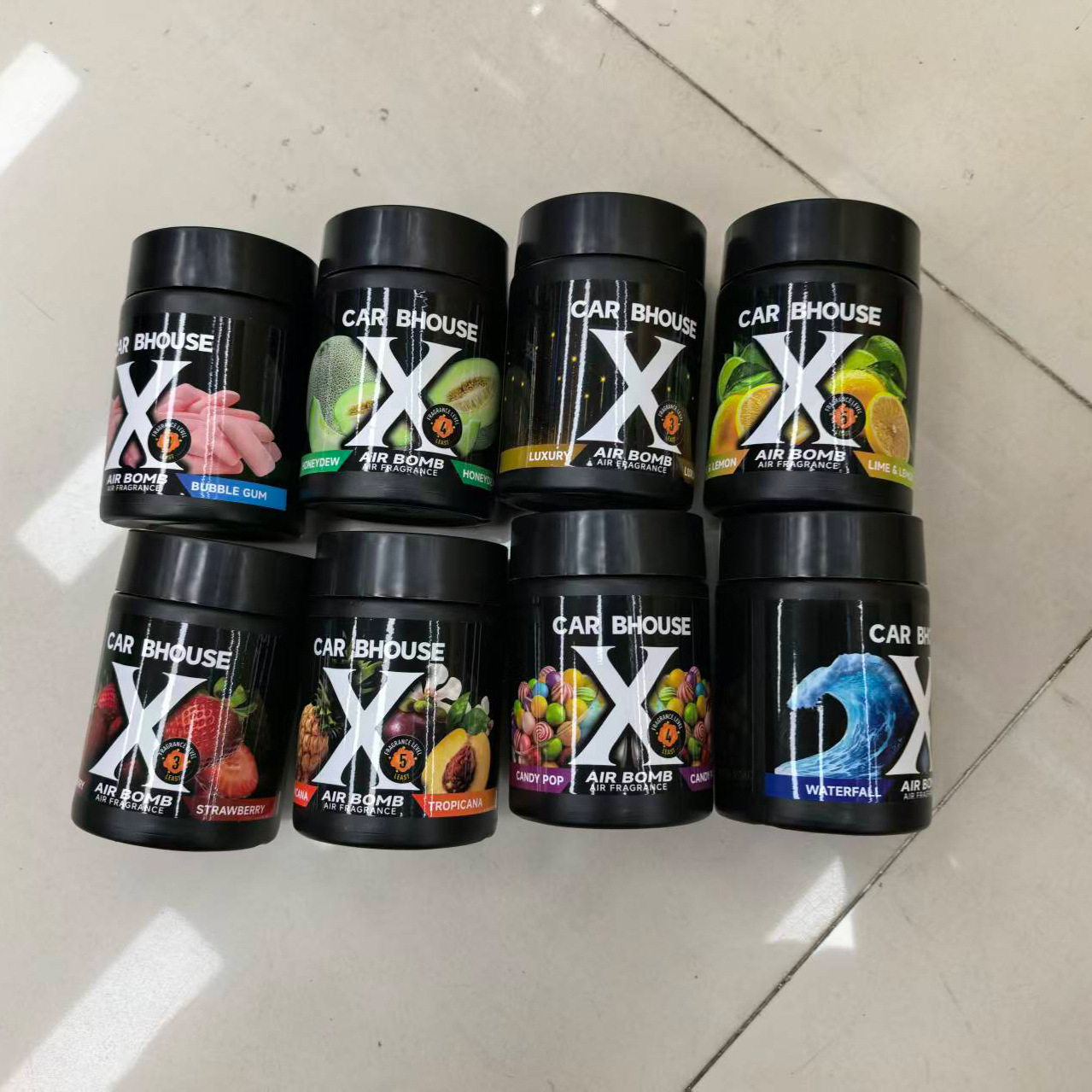 Cross-Border English Version of Car Balm X Balm Car Solid Aromatherapy Fragrance Air Freshener Long-Lasting Light Fragrance