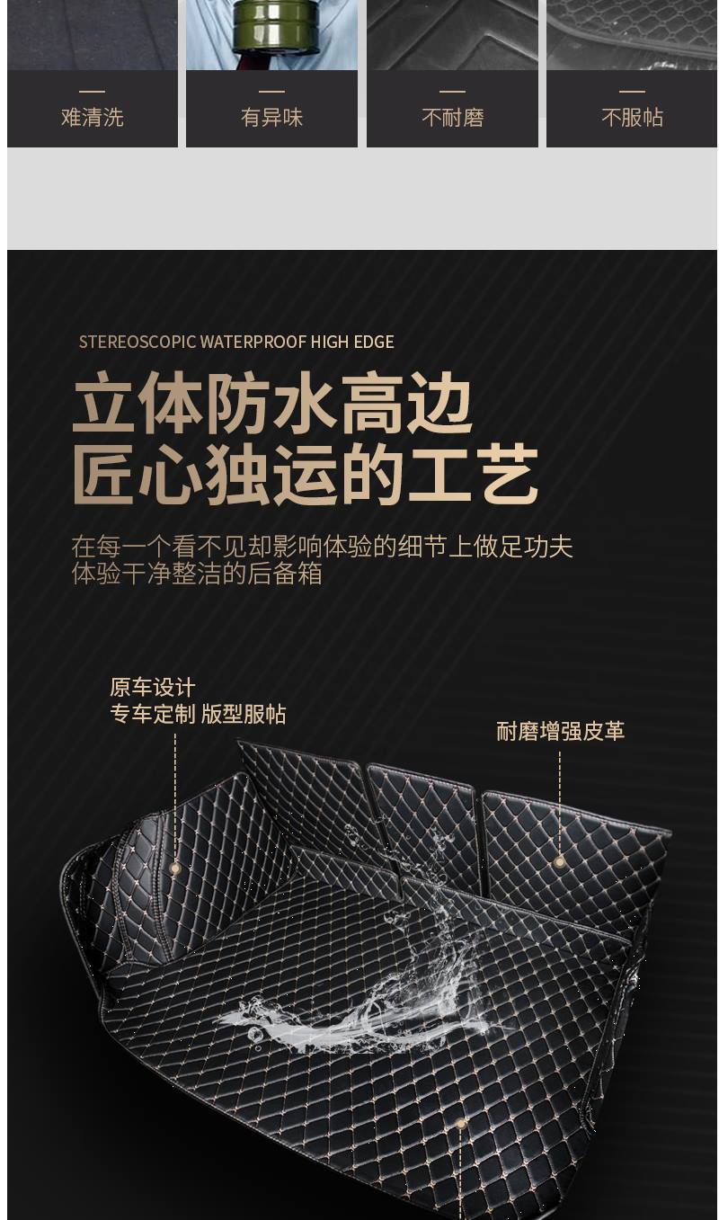 Nissan Qijun Nissan 2021 old new full-surround special car trunk mat tail box mat back set