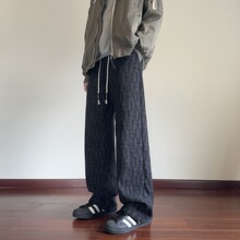 春秋季裤子男款新款直筒裤宽松外穿阔腿百搭显高显瘦休闲平脚裤