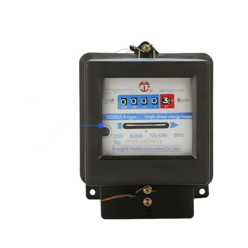 Exportación Comercio exterior Medidor mecánico monofásico Alquiler doméstico Medidor antiguo Medidor de energía industrial de alta precisión 220V