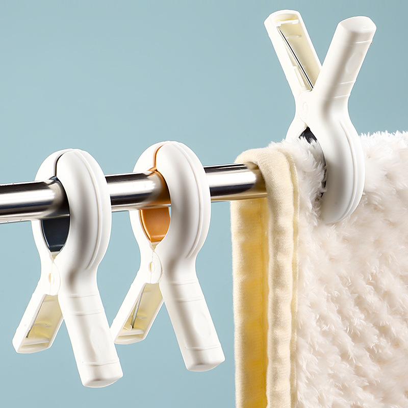 Traceless Clips, Non-Slip Drying Clips, Household Windproof Clips, Multi-Functional Quilt Fixing Plastic Locks, Large Buckles