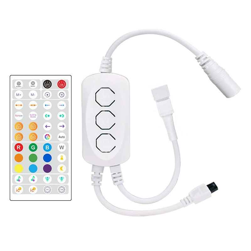 IR44 key Bluetooth Phantom WS2811/2812 horse rampal flowing water intelligent voice control colorful light lamp with WIFI controller