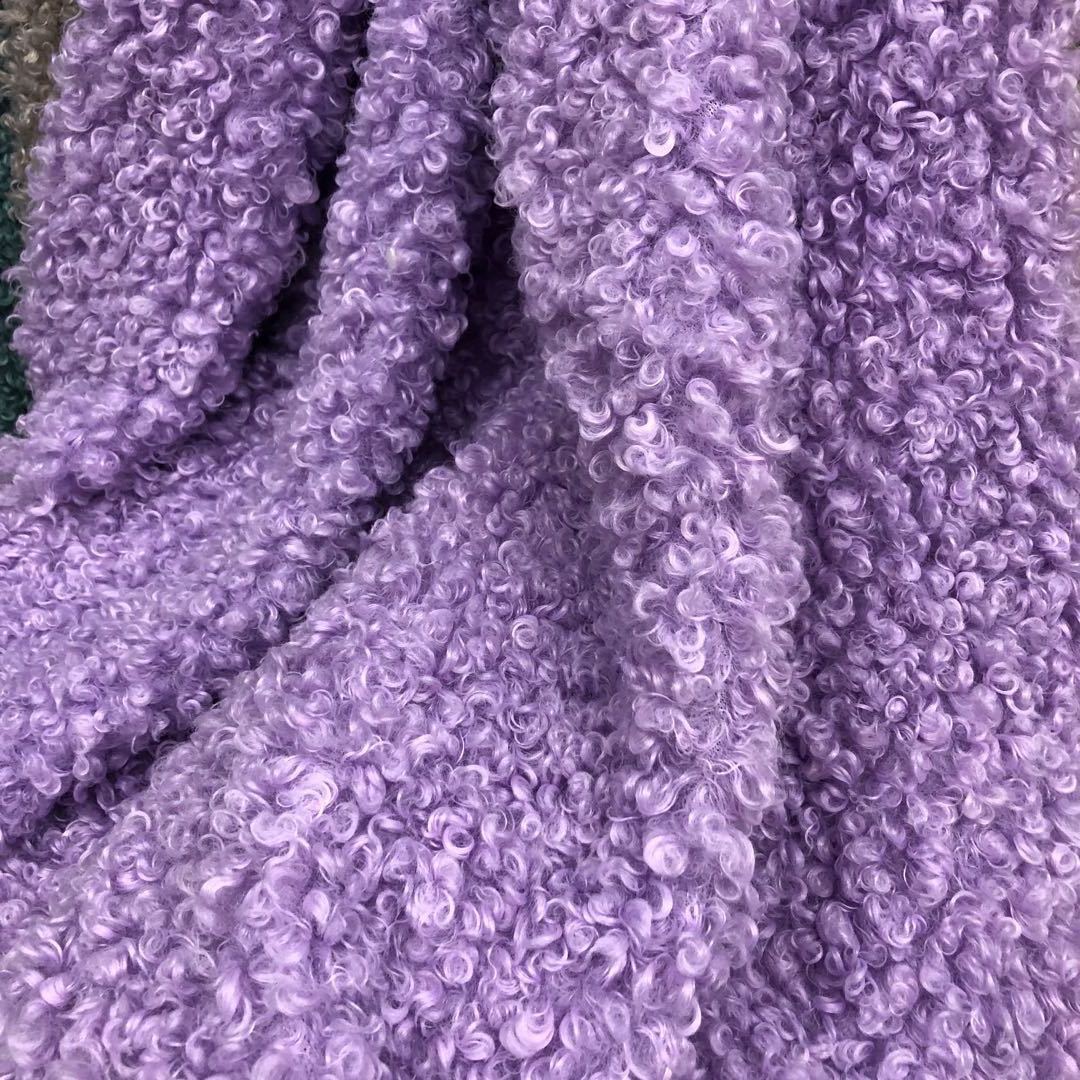 Cajurro de cabra tigrado de cabra imitación de peluche de cabra abrigo abrigo tela de peluche
