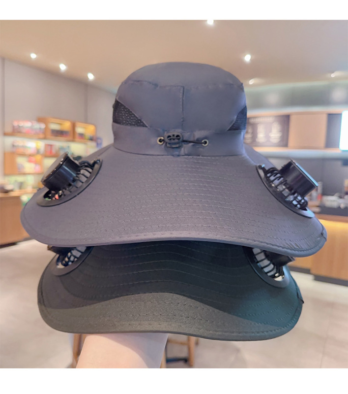 夏の新しい帽子ファンハットカジュアル大きなつば空のトップハットソーラー抗紫外線屋外サンハット卸売|undefined