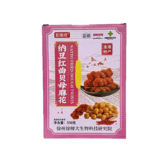 Iron Stick Yam Twists 350g Boxed Natto Red Yeast Twists Individually Packaged Crispy Sweet Gift
