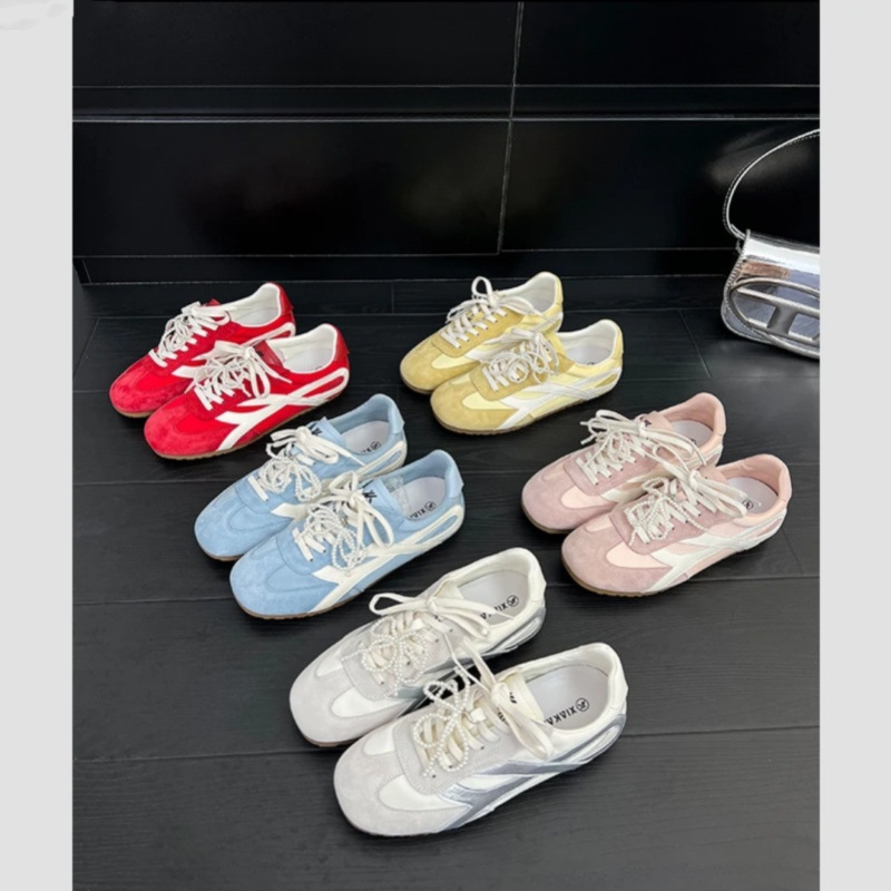 Guyun 4cm American Retro Fashion German Training Shoes Women's Spring and Summer All-match Soft Sole Sports Jogging Shoes