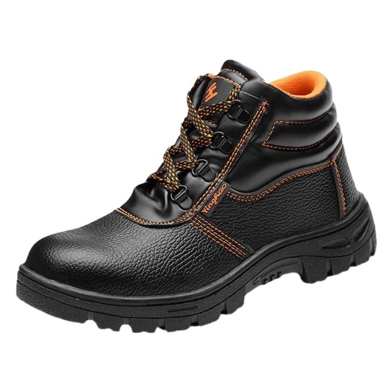 Фабрика оптовая продажа прямой защиты труда обувь противоударная и проколотая мужская износостойкая резиновая подошва защитная обувь защитная обувь