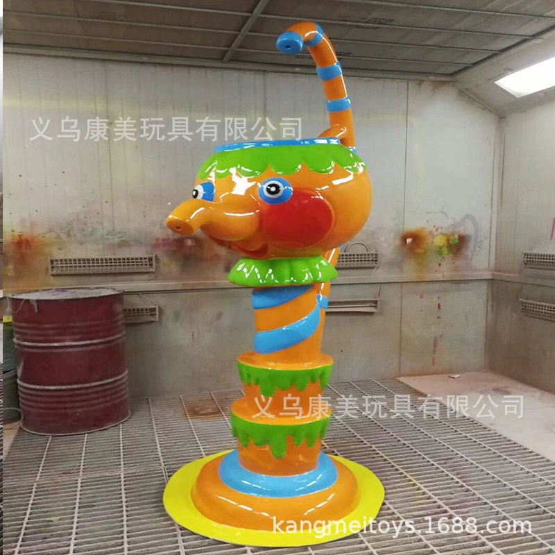 Игрушка для воды «Чайник» с фонтаном морской конёк и грибок