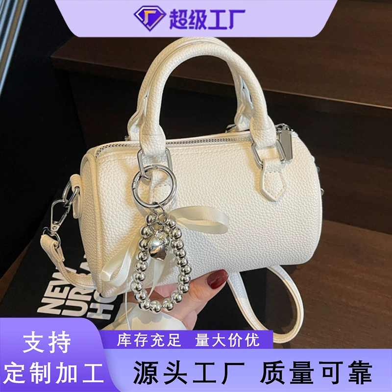 Нишевая дизайнерская текстурированная подушка-сумка 2025, повседневная весенняя модная новая женская сумка через плечо.