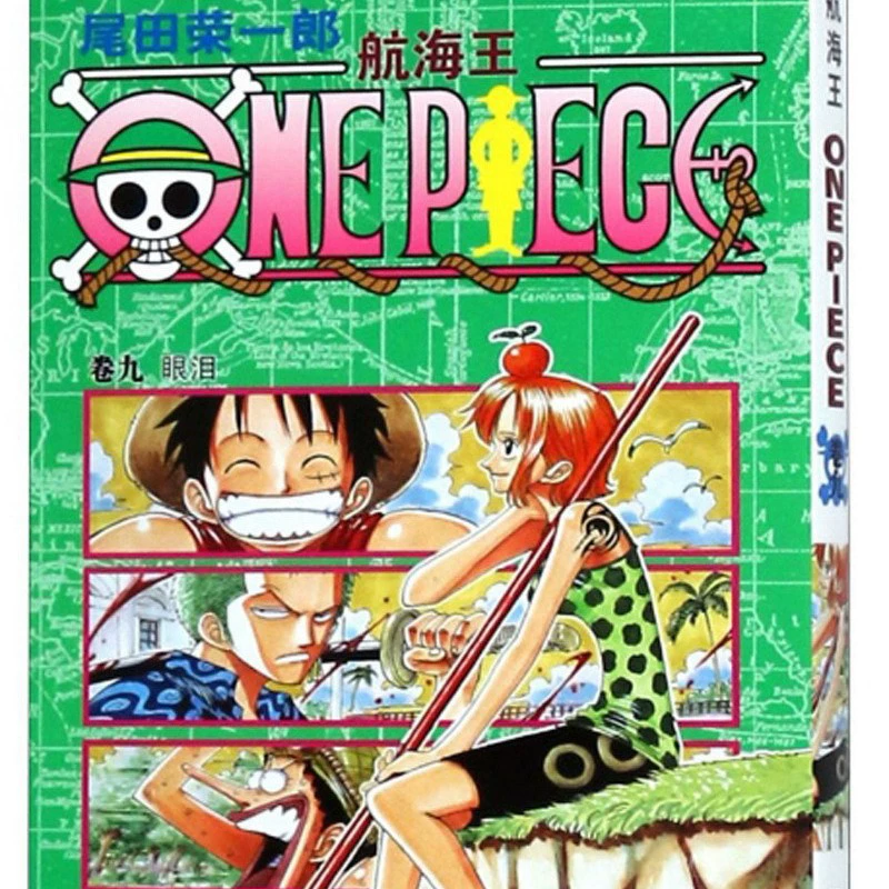 Подлинная манга-серия One Piece 1-108, аниме с горячей кровью, японский комикс, двумерная японская анимация