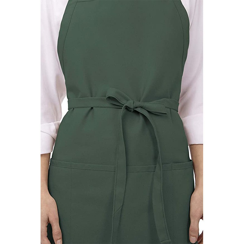 Transfronterizo Amazon poliéster algodón halter cuello delantal restaurante té con leche tienda de té horneado café barbacoa mono delantal al por mayor